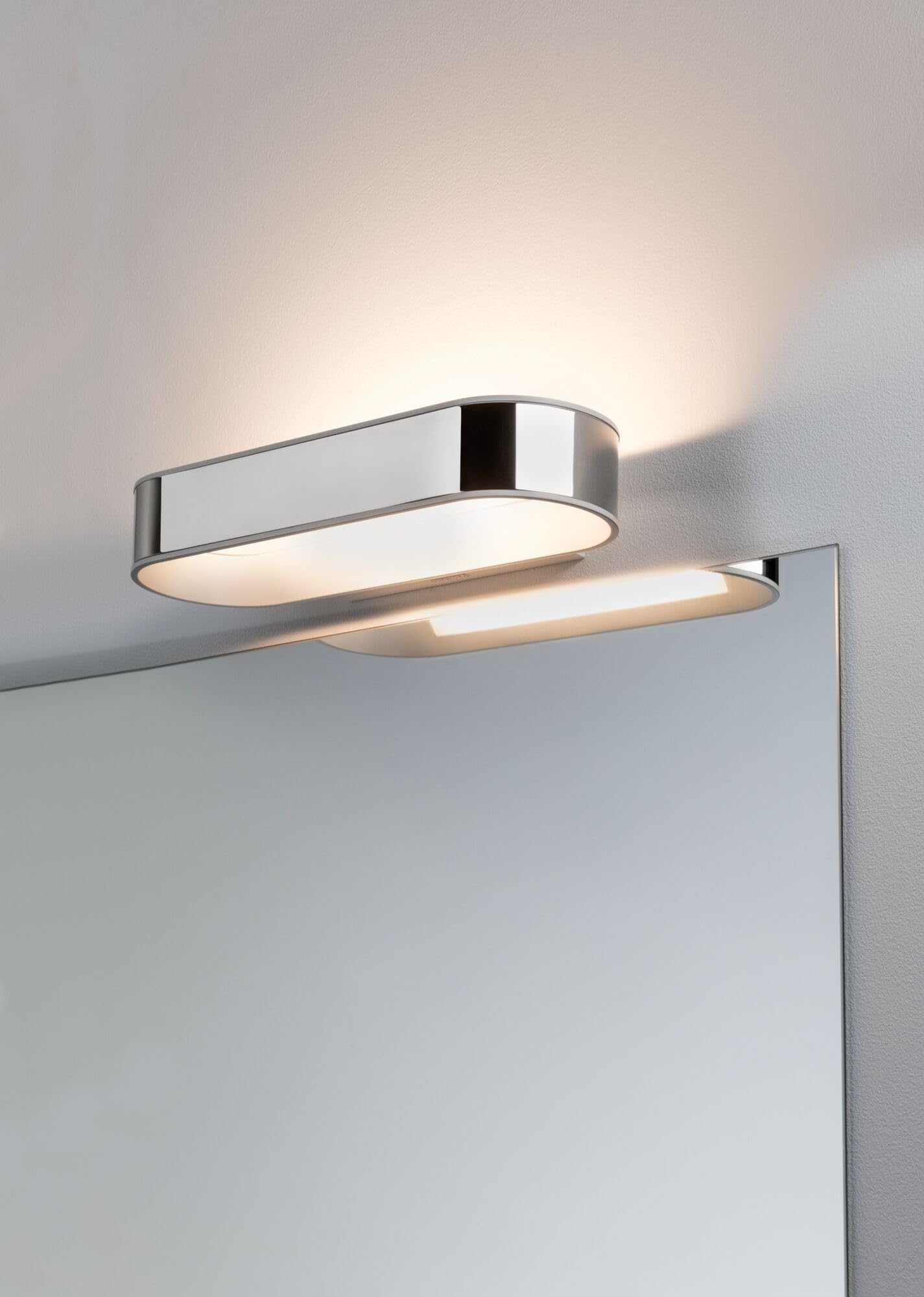 Paulmann 709.48 Deckenleuchte Agena IP44 LED dimmbar 1x20W Chrom/Weiß matt 230V Alu/Edelstahl