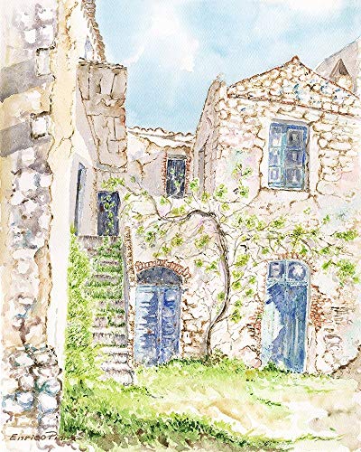 Portrait maisons de campagne Enrico Pinna pour sublimer un grand mur vide