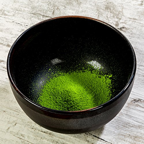 Tealyra - Matcha Kit - Connoisseur Ceremony Start Up Set - Premium Matcha Tea Powder - Japanese Made Black Bowl - Bamboo Whisk Scoop and Tray - Holder - Sifter - Thumbnail 5