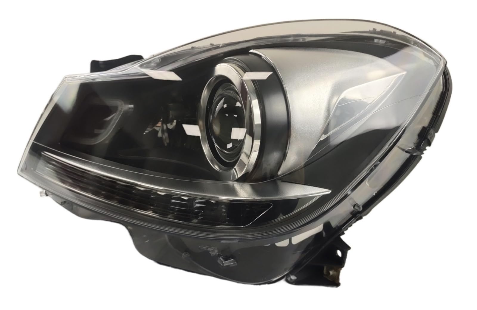 Akcesoria samochodowe lampa ksenonowa 2013-2016 kompatybilna z Mercedes Benz klasa C W204 C180 C200 reflektor oryginalny montaż reflektora automatyczne oświetlenie(Right with module)