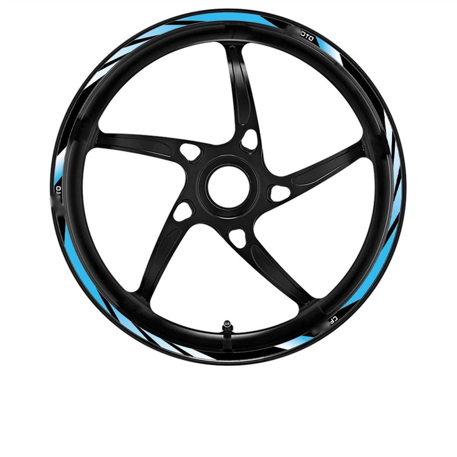 Motorcycle for CFMoto 150NK 250SR 300NK 300SR 400NK 400GT 650NK 650GT 650MT Wheel Sticker Inner Rim Decal Film(Color10)