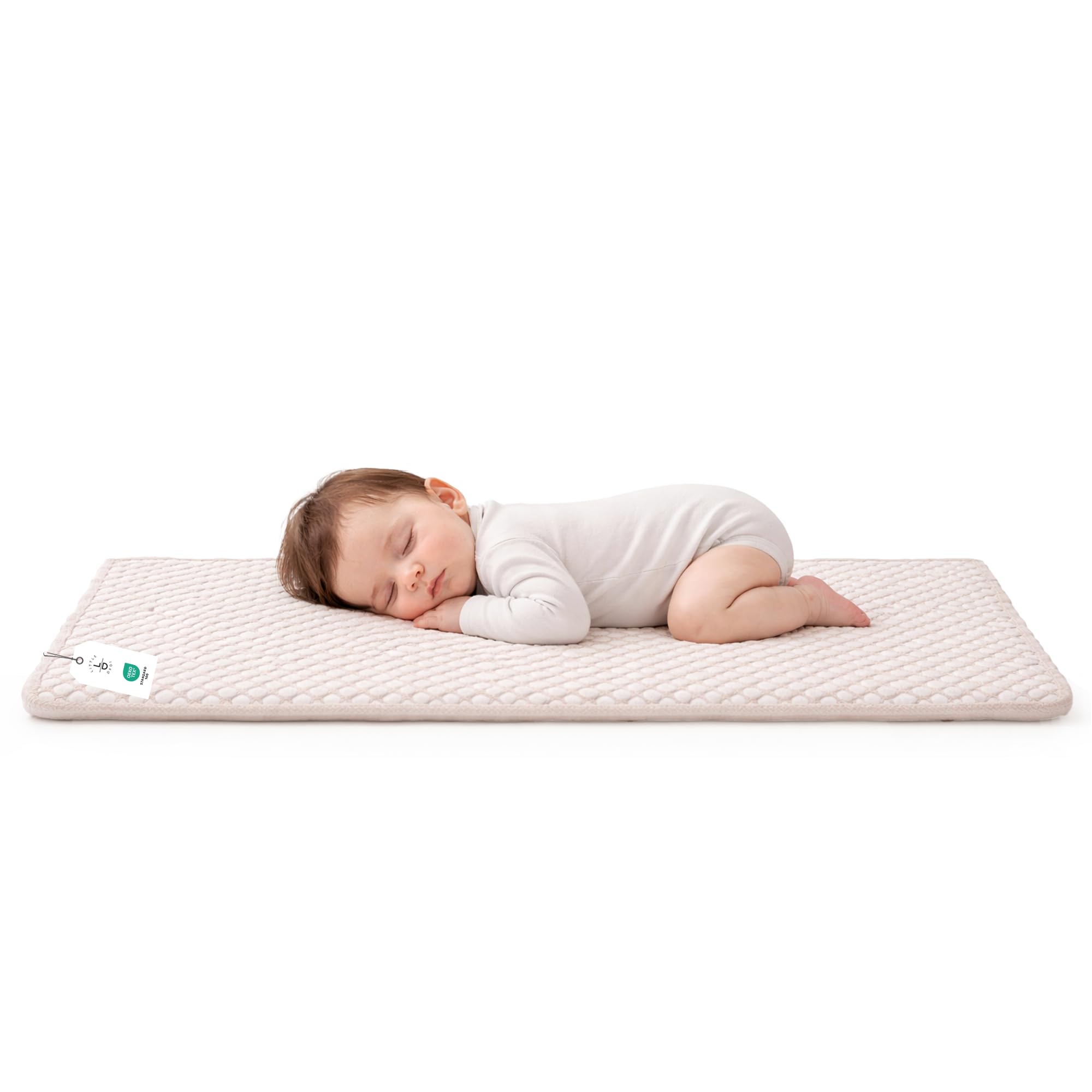 Protège-matelas de berceau fraîcheur pour le sommeil d'été des nouveau-nés en tricot 3D lavable
