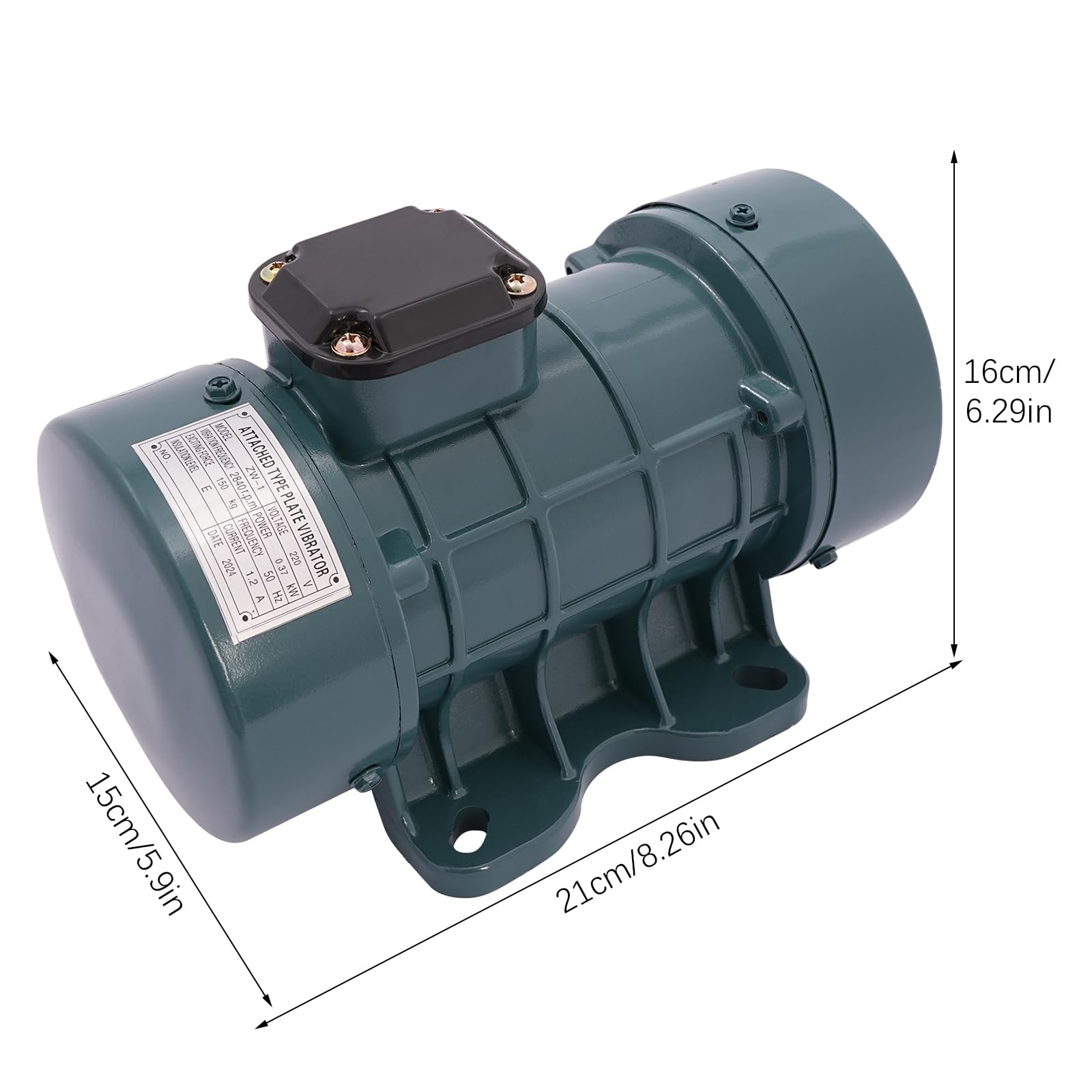 Calcestruzzo vibratore intensivo motore vibrante motore compressore per calcestruzzo motore a vibrazione per carbone elettricità costruzione industria chimica blu 370W