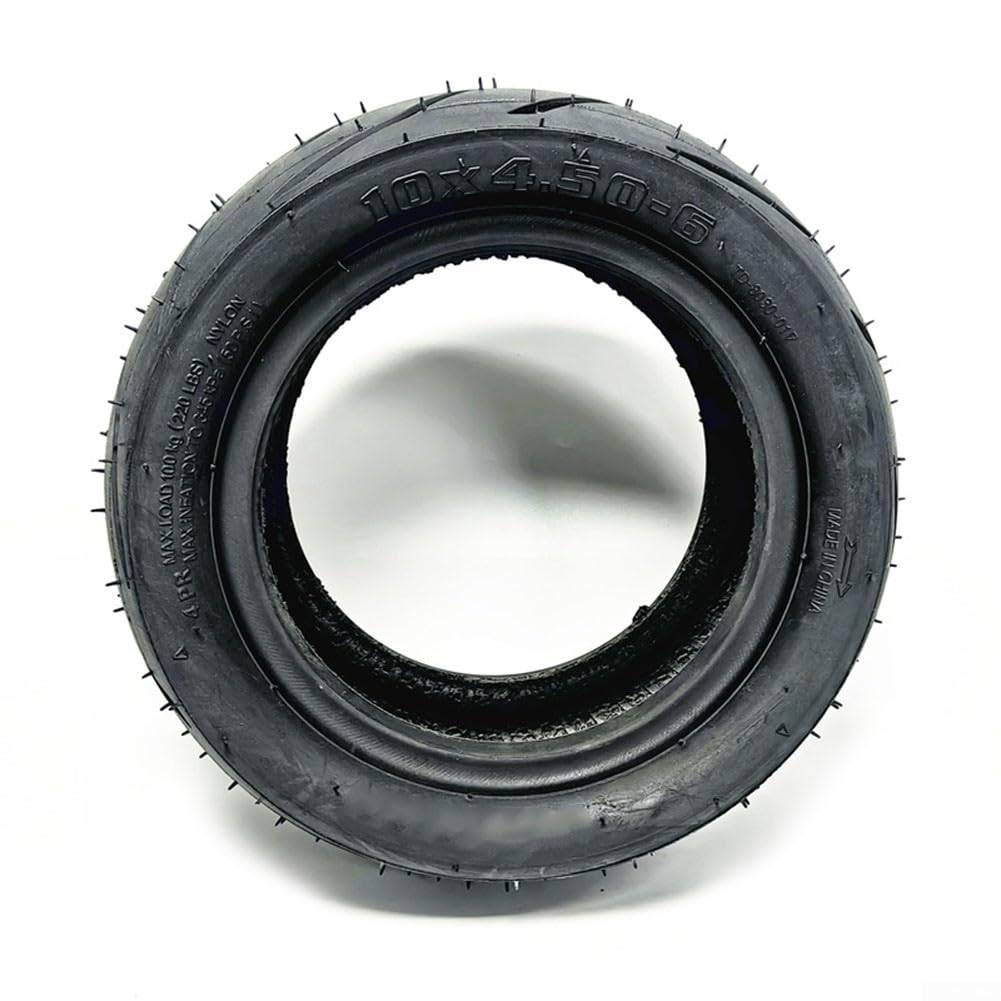 Neumático sin cámara de 10 x 4 50 6 compatible con scooters eléctricos con diseño ligero y agarre fiable para montar al aire libre