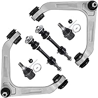 Vista 73 de Detroit Axle - Kit de suspensión delantera RWD para Chrysler 300 Dodge Challenger Charger Magnum, brazos de control superior con barras