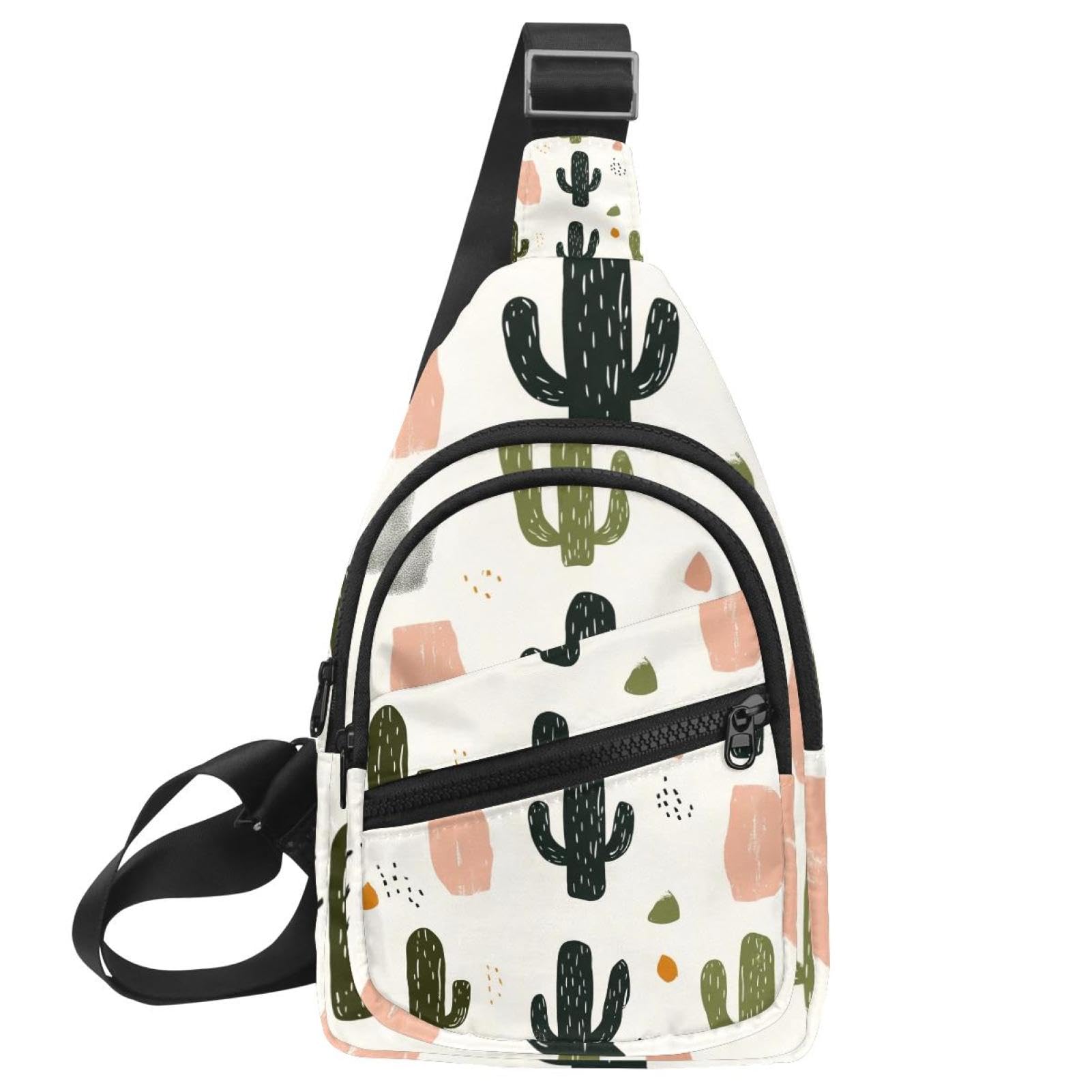 Mochila bandolera para hombre con estampado multicolor de vegetales y tamaño compacto de 30x18 7