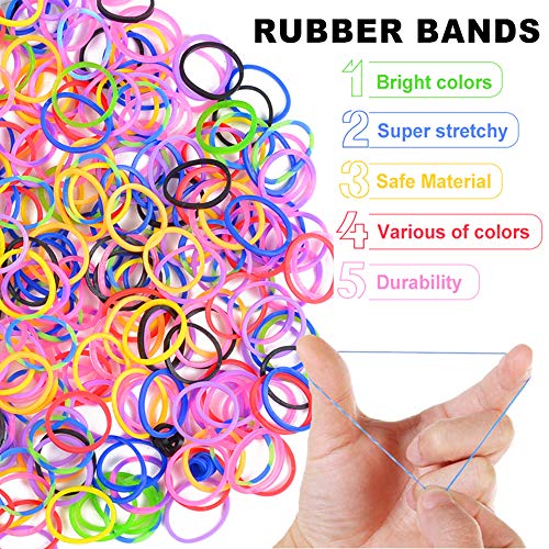 VICOVI 11900+ Colorful Rubber Bands Refill Kit with 11000 Bracelet Bands Loom Bracelet Making Kit for Kids Girls Gift