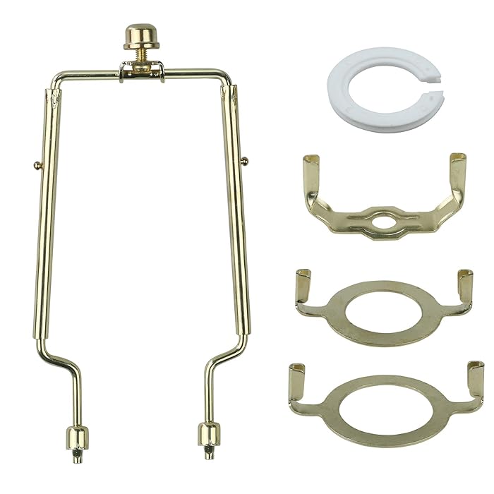 Buy Lamp Harp Holder lamp Shade Parts 8 9 10 inch lampshade Adapter 3/8