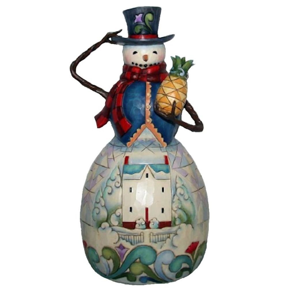 Jim Shore Heartwood Creek Welcome Winter Wonders Snowman Figurine 4025491
