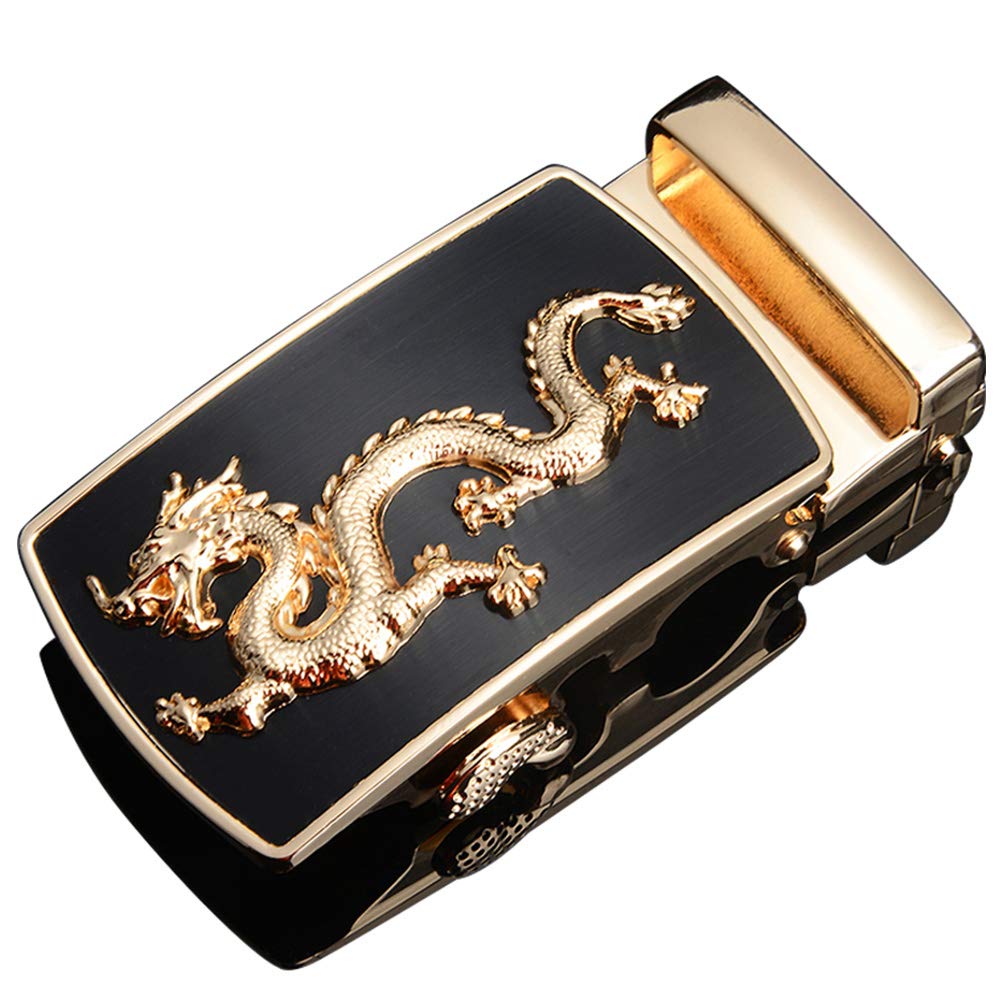 Rtggsel Men's 2 40Mm Ratchet Belt Buckle Only For 1 3/8 Slide Belt Strap Automatic Leather Belt Buckle Replacet (2)