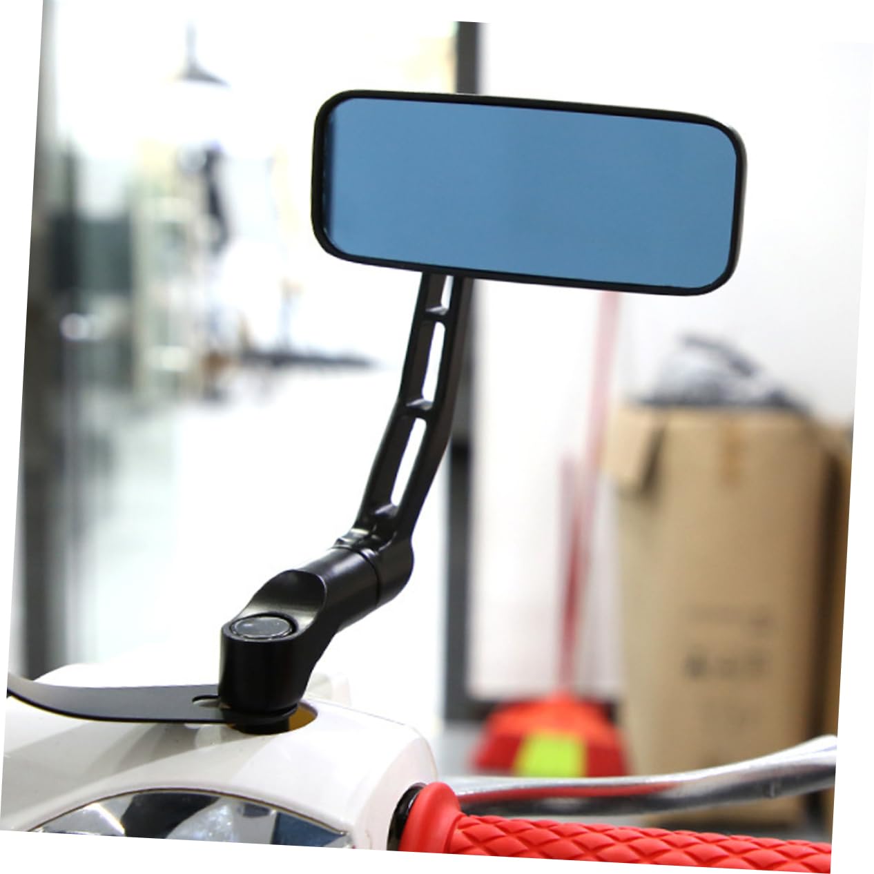 Didiseaon Rétroviseurs Latéraux pour Moto Rétroviseurs Modifiés avec Miroir Haute Définition Accessoire Polyvalent pour Guidon