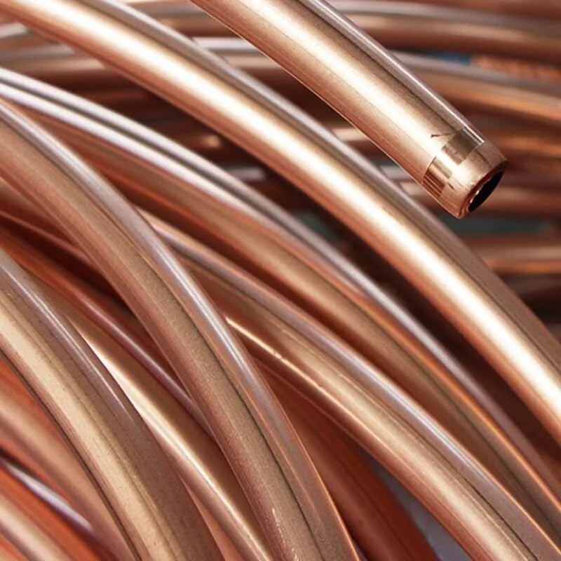 Reiner Kupferdraht 1 m T2-Rotkupferrohrrolle for AC-Kühlschlange – mehrere Außendurchmessergrößen for effiziente Kühlsysteme(3 Meters 3x1mm)