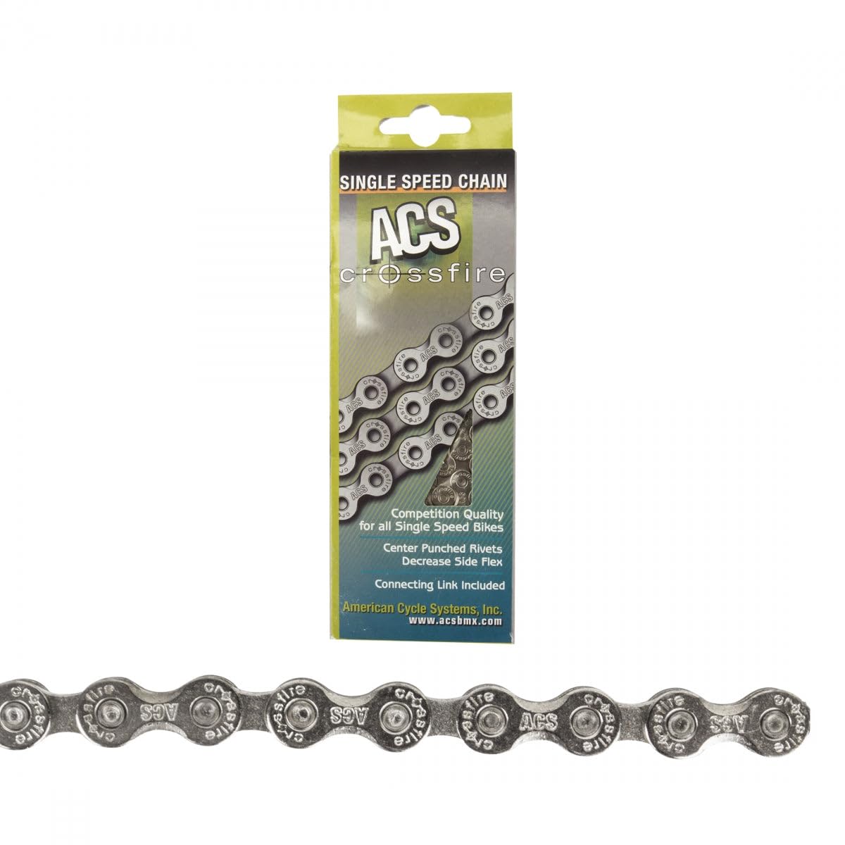 Amazon.com: Acs Crossfire Chain - 106L, 3/32