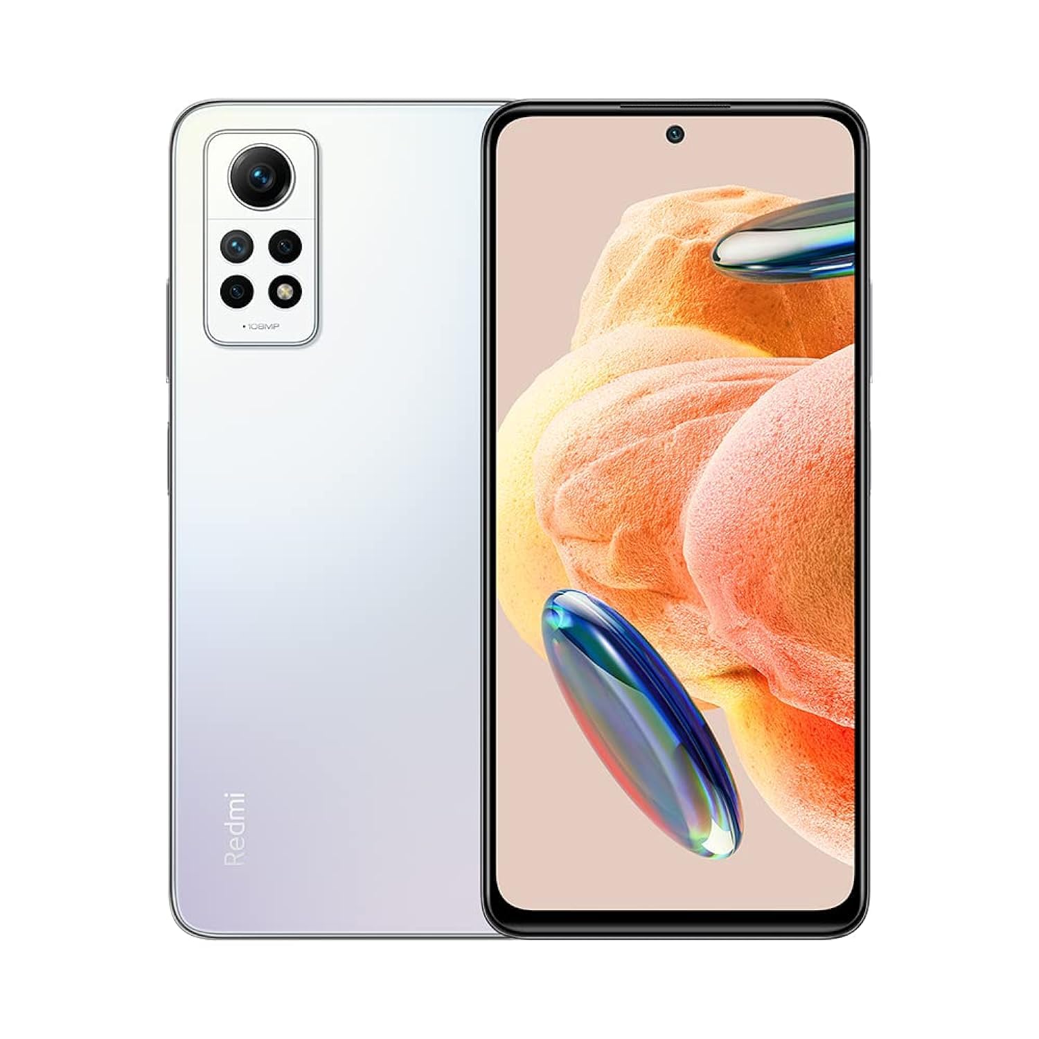 Xiaomi Redmi Note 12 Pro 4G (Polar White 8GB RAM, 256 Storage) - Smooth 120Hz AMOLED display |Powerful Snapdragon processor | 108MP Wide Camera | 67W Turbo charging