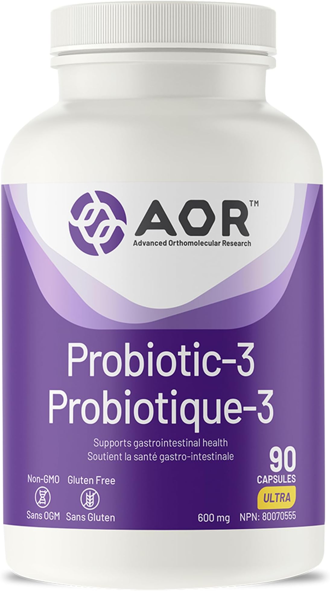AOR - Probiotic-3 90 Capsules - A Revolutionary Formula to Support Gut Health