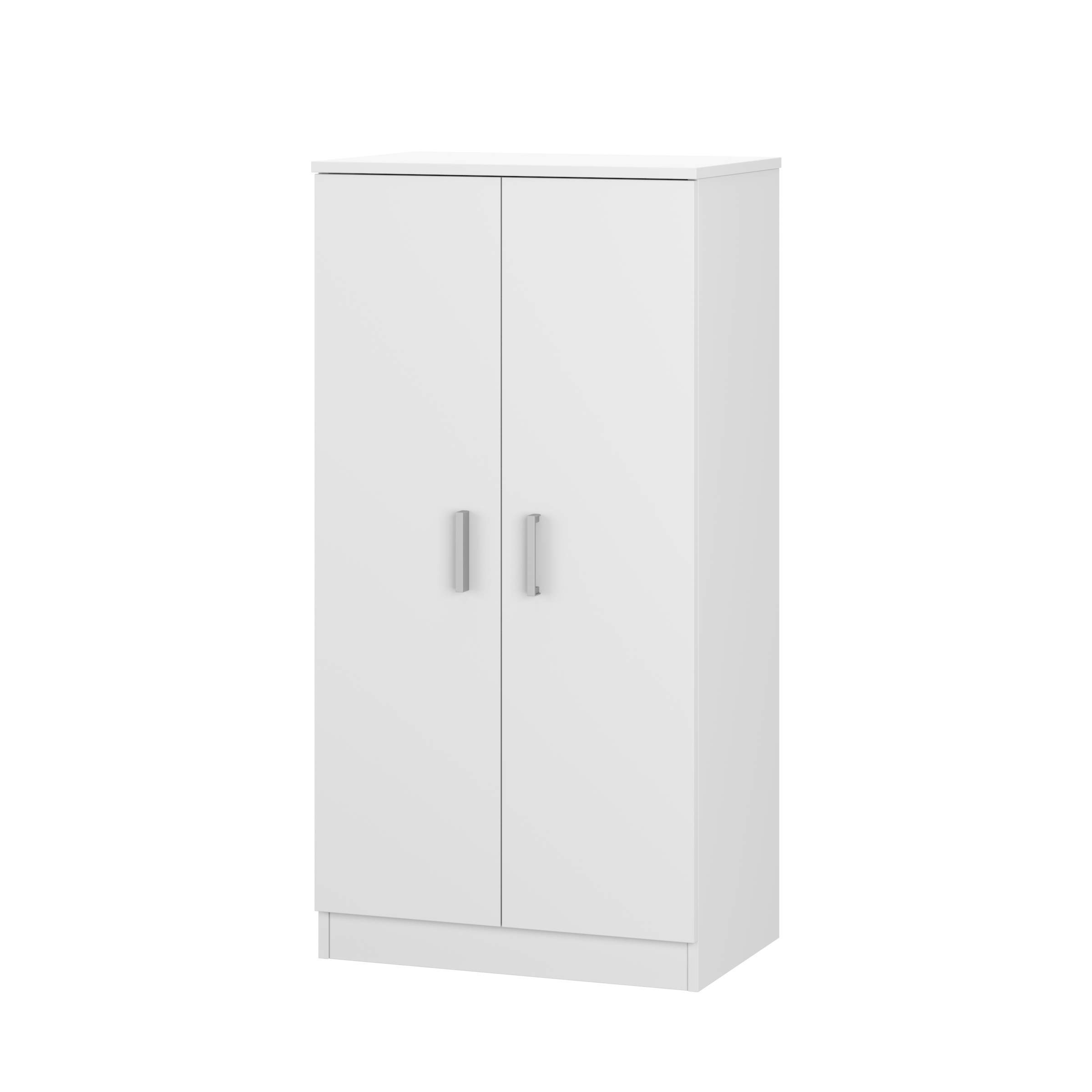 Dmora - Scarpiera Alcudia, Portascarpe salvaspazio, Scarpiera da ingresso, Armadio multiuso a 5 ripiani, 55x36h108 cm, Bianco