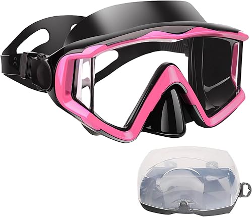 AQUA A DIVE SPORTS Máscara de buceo antivaho para natación, máscara de esnórquel adecuada para adultos, buceo, natación, esnórquel, gafas