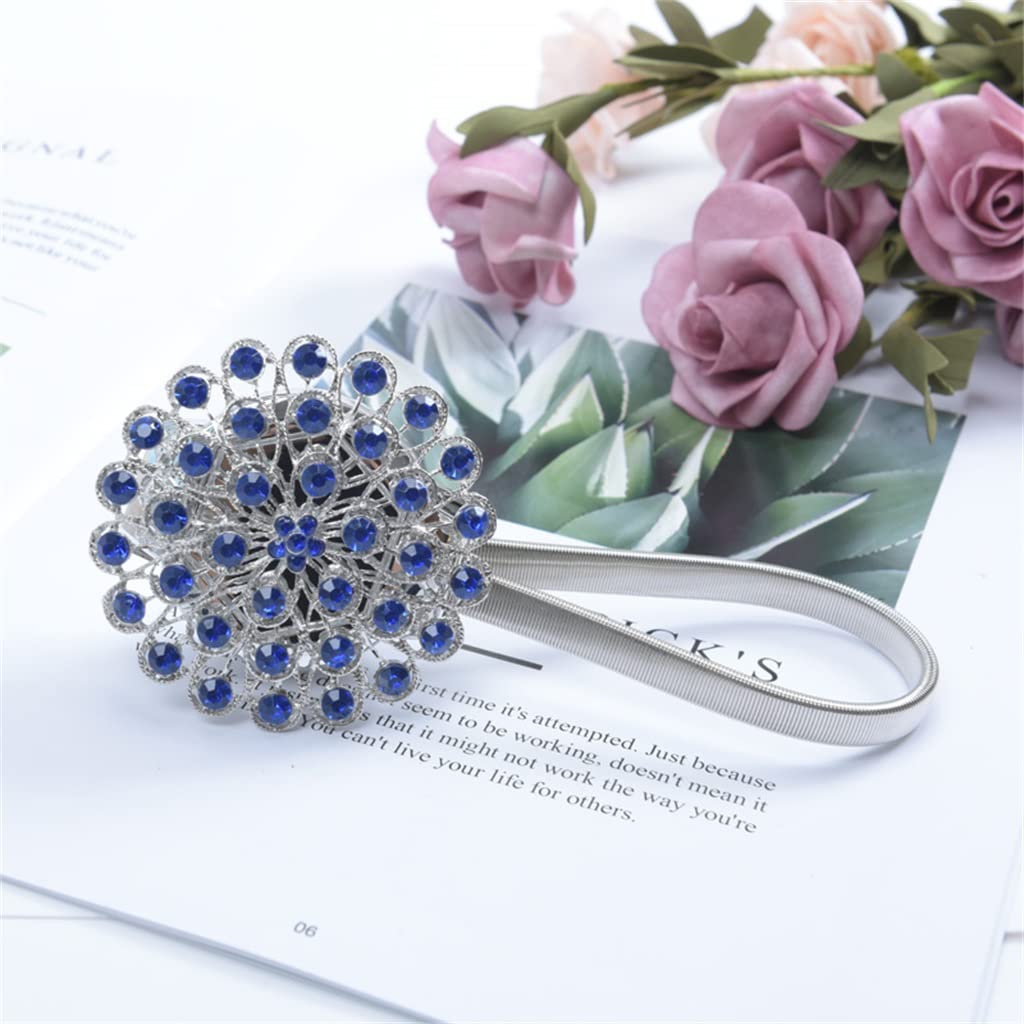 TJLSS Rideau Sangle Cravate décoration Rideau Boucle Libre poinçon Crochet Mur Crochet Aimant Sangle Crochet