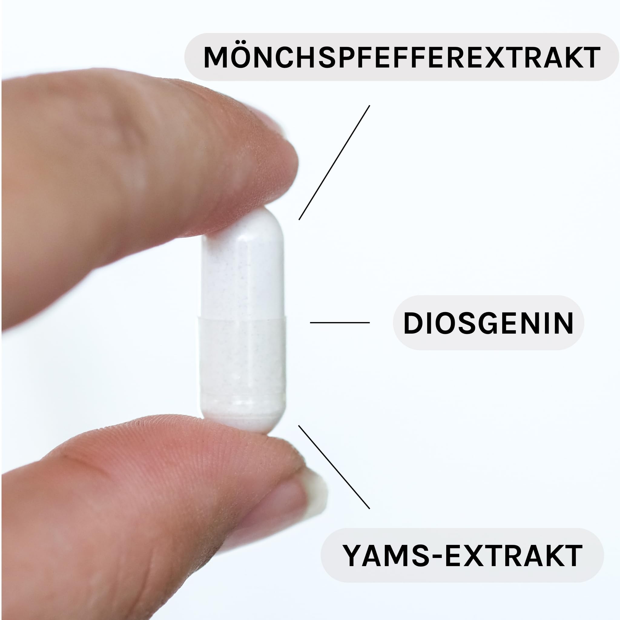Astrid Twardy Zyklus Plus Kapseln – Mit Yamswurzel & Mönchspfeffer – 100% vegan, ohne Zusatzstoffe – 2x60 Kapseln