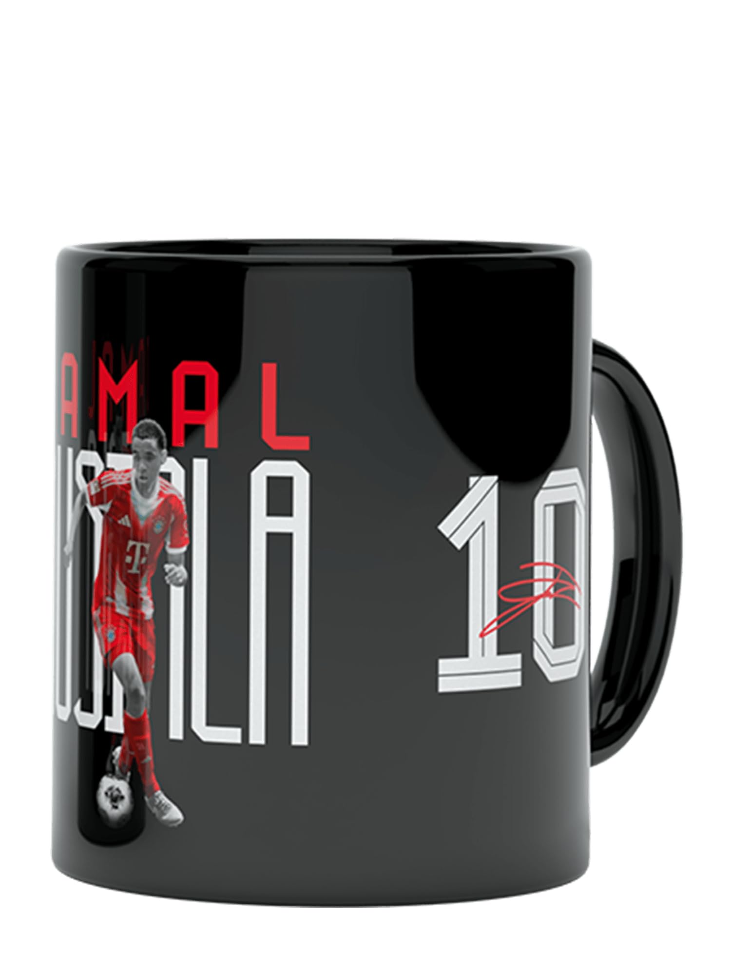 FC Bayern München Tasse Musiala - Noire - 0,3 l - Tasse à café - Tasse à thé
