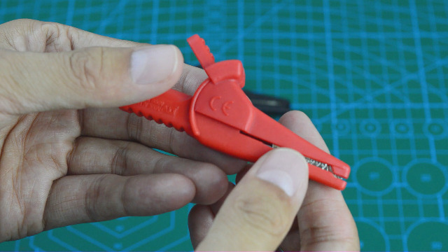 Image of ZIBOO ZB285-2 multimeter Alligator Clips Safety Alligator Clip Compatible with Fluke Phase Rotation Indicator use with TL222 and TL224 Test Leads Substitute Compatible with AC285