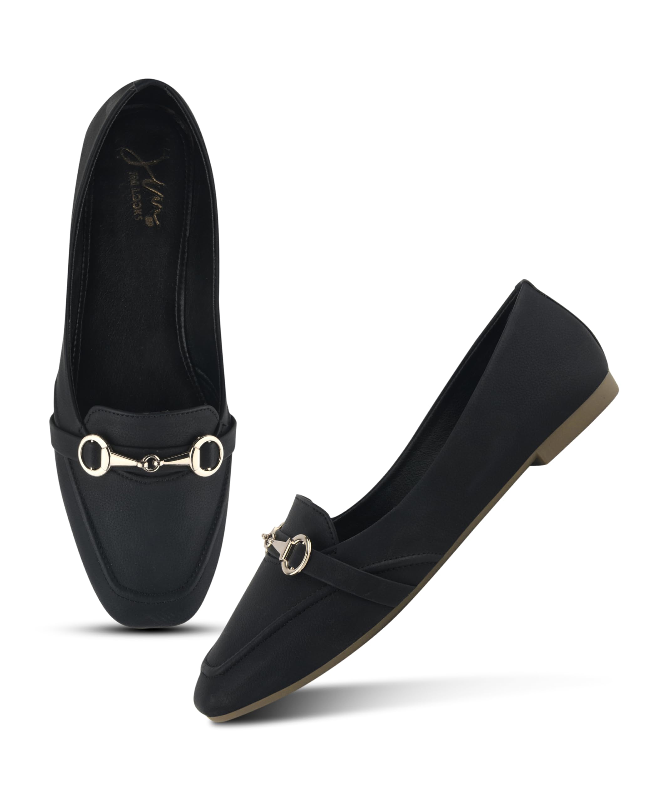 Sophisticated Horsebit Loafer Flats with Premium Matte Finish and Elegant Metal Link Detail for Daily Style-image-19