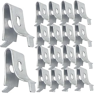 DOITOOL Bookshelf Brackets Shelving Bracket Clips 20pcs Shelf Bracket Clips Stainless Steel Pilaster Shelf Pegs Shelf Support Pegs Shelves