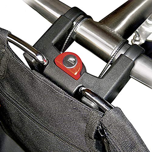 KlickFix Fahrradkorb Shopper, Schwarz, 29 x 38 x 25cm, 0300S