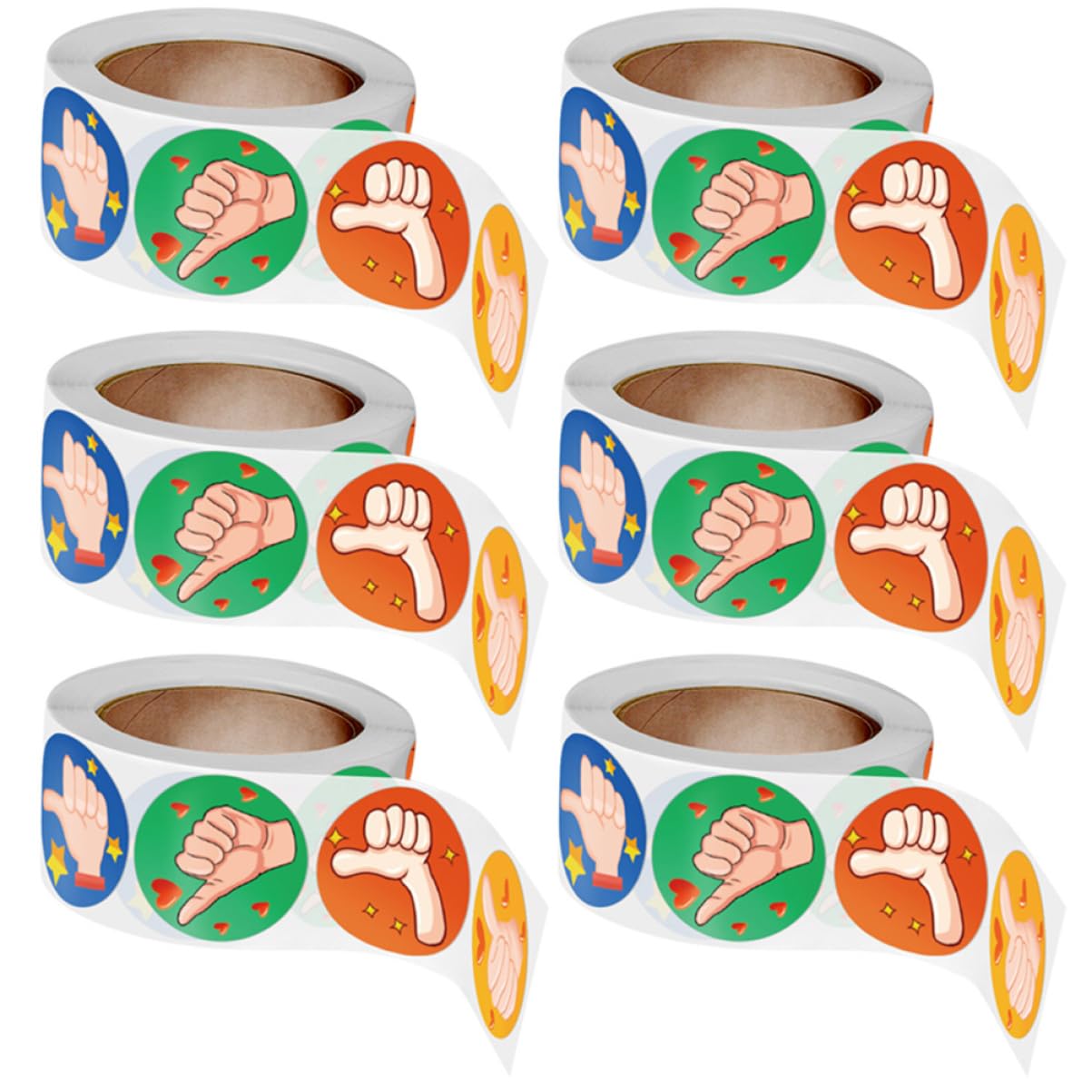 SHINEOFI 24rotoli Adesivi Incoraggiamento Per Insegnanti Stickers Motivazionali Cartoon Etichette Decorative Per Aula Per