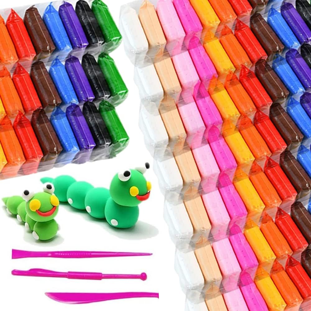 KOKOBOX AIR DOUGH 10 Colore (120pz) Argilla Polimerica da Modellare per