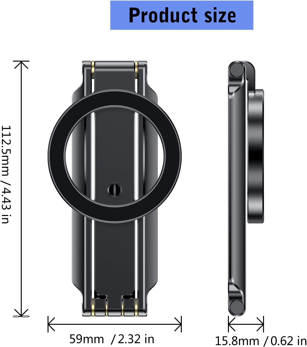回転可能な電話スタンド三脚バッグパック用の安全なクラスプ付き水平垂直撮影モード電話三脚スタンド