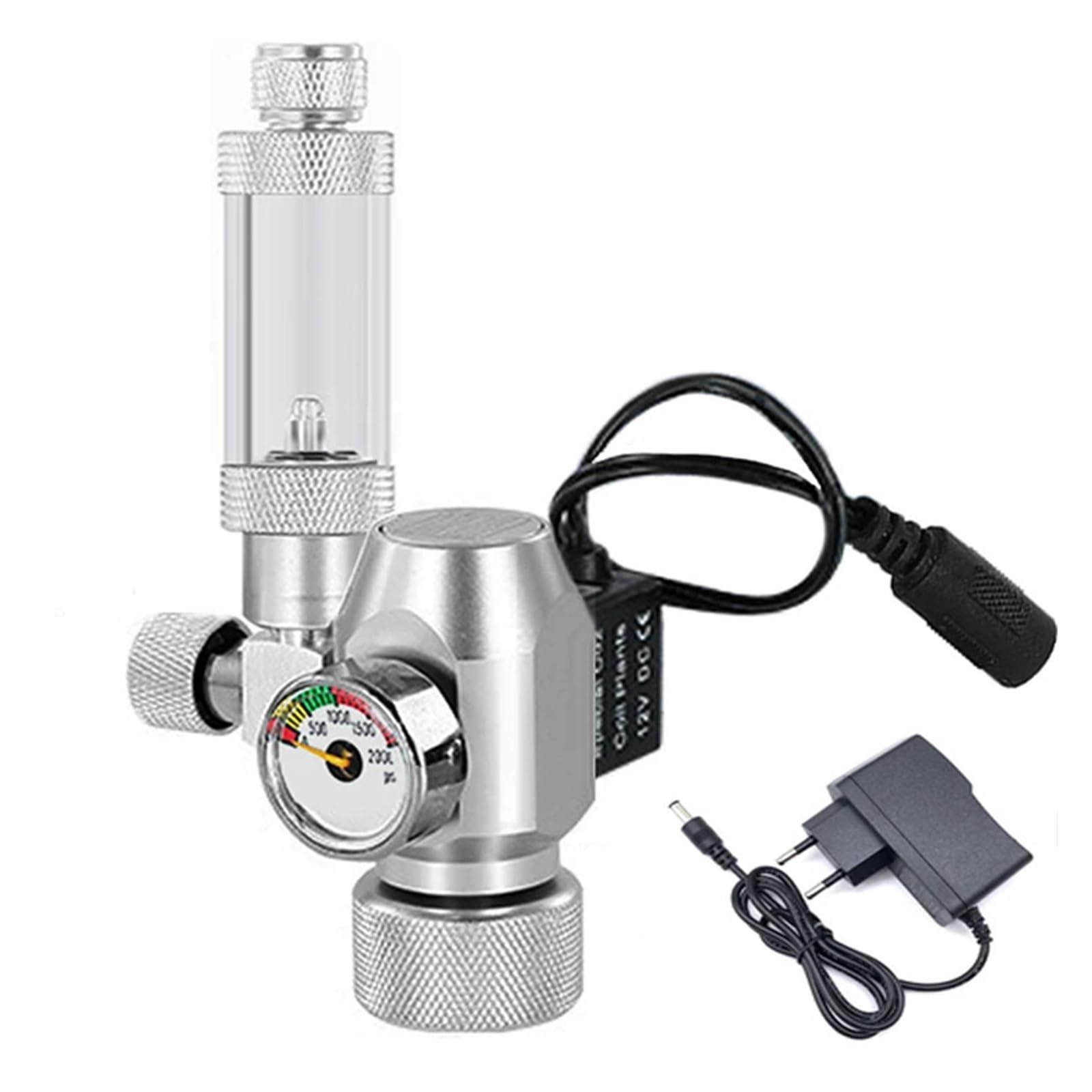 Fish tank CO2 reducing valve solenoid valve Aquarium gas cylinder control regulator reducing valve(TR21)