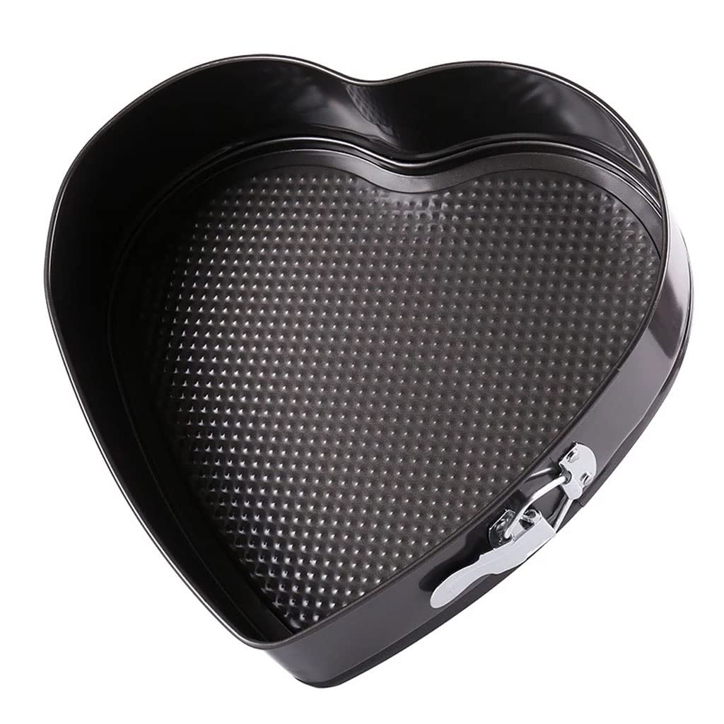 Molde antiadherente de corazón de 11 pulgadas que evita que tus bizcochos se rompan al desmoldar