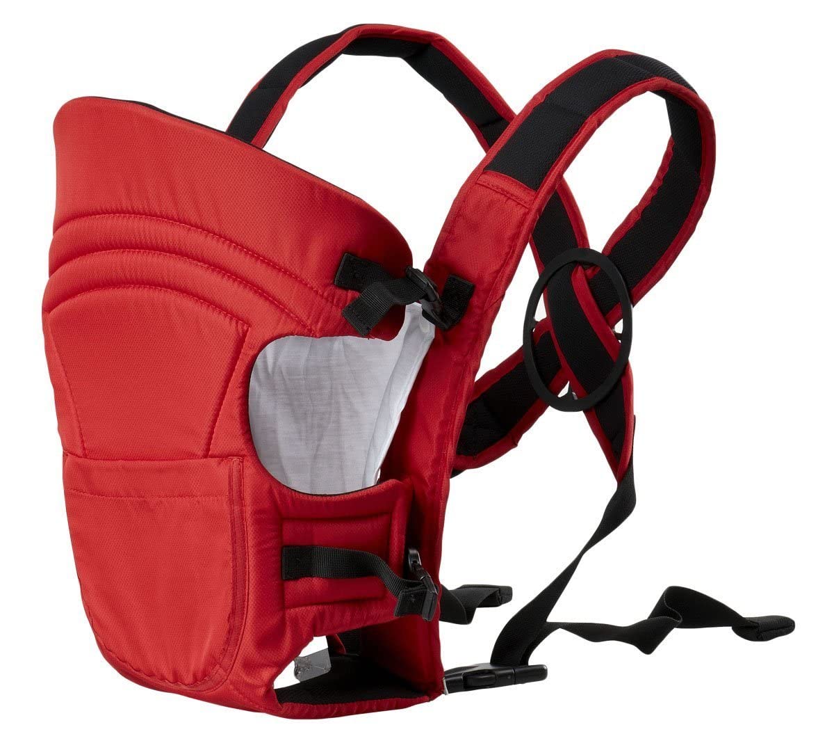 BABIES BLOOM Baby Carrier Bag, Adjustable Hands Free, 4 in 1 Baby/Baby Safety Belt/Child Safety Strip/Baby Sling Carrier Bag/Baby Back Carrier Bag Front Carry Facing Baby Carry Bag (Red)-image-32