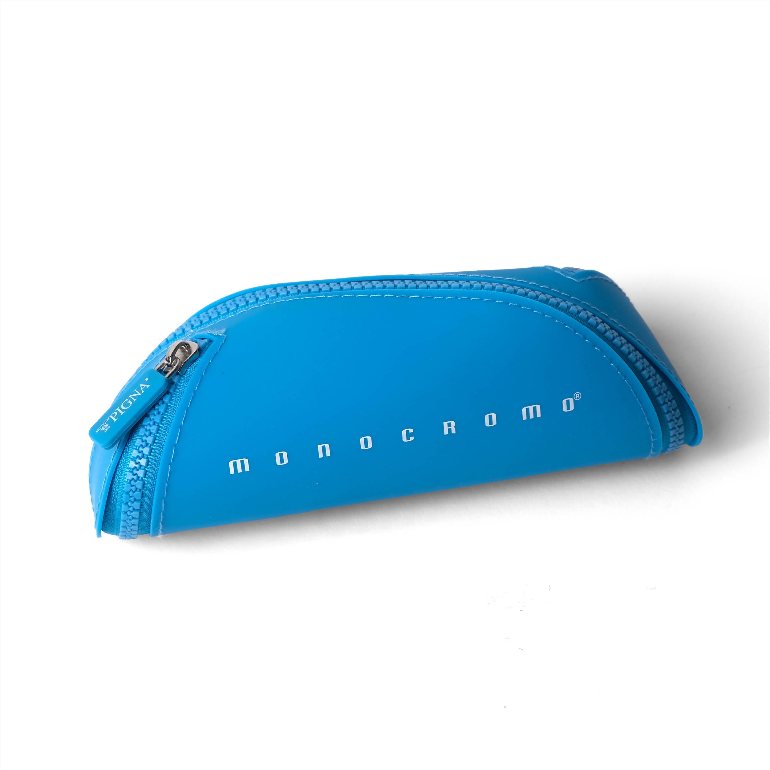 Pigna, Diagonal Monochrome Pencil Case, Pen Holder, Blue