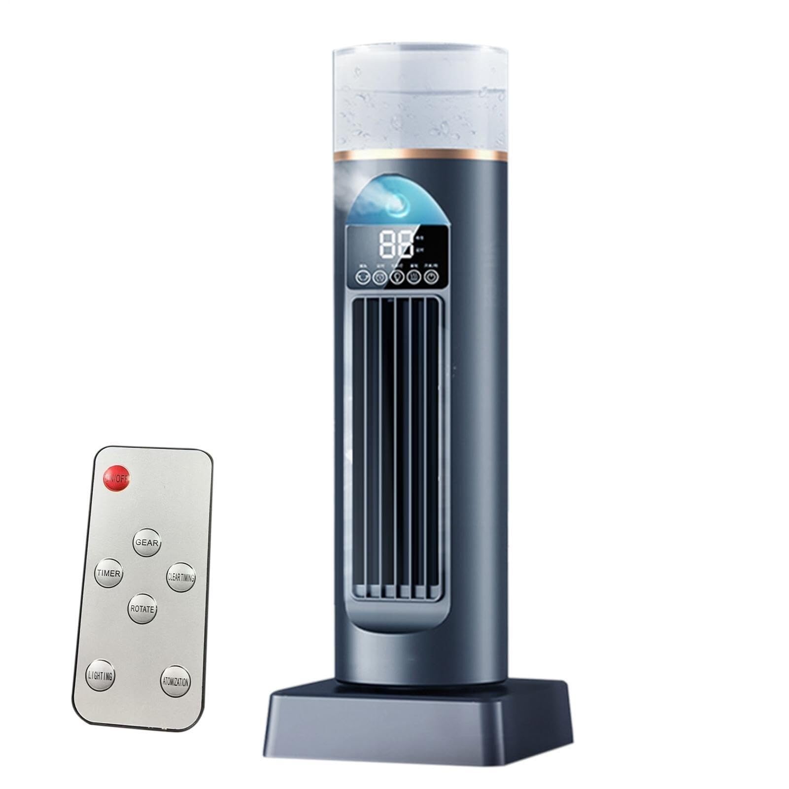 Portable USB Tower Fan, Air Cooler with Remote Control