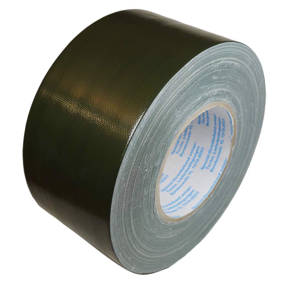 Berger + Schröter Original Bundeswehr Panzerband olivgrün, TL7510-0023 75mm x 50m Klebeband