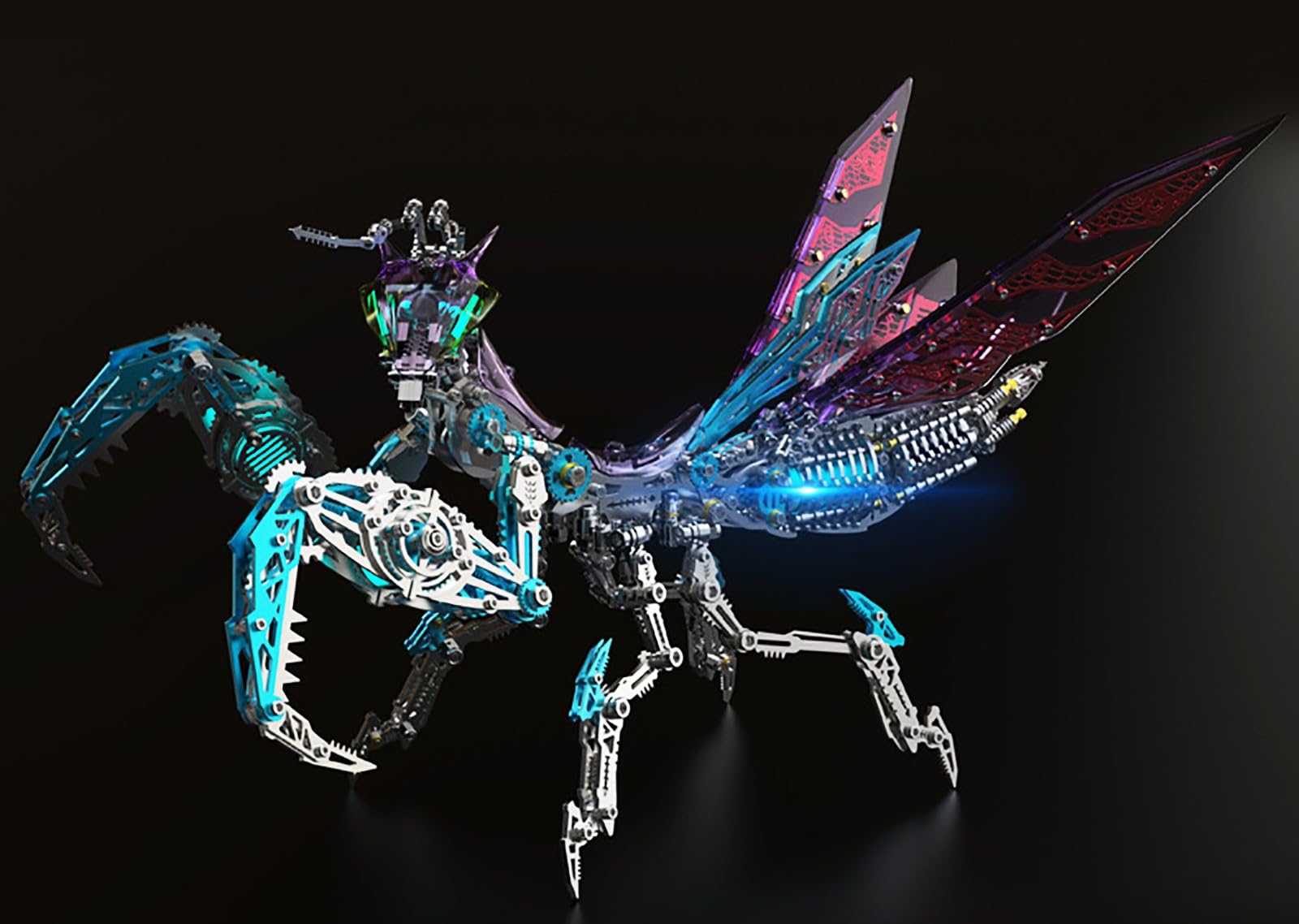 Mantis 3D-Metallpuzzle Für Erwachsene – 1109 Teile, DIY-Bausatz Zum Zusammenbauen, Kreatives Geschenk