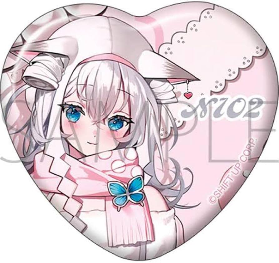 勝利の女神 NIKKE N102 バレンタイン 缶バッジ Amazon | 勝利の女神NIKKE メガニケ バレンタイン 缶バッジ N102