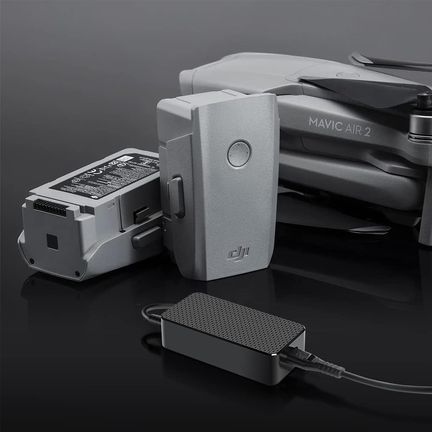KFD Bloc d'alimentation 13,2 V 2,82 A pour DJI Mavic Air 2, DJI Mavic Air 2S DJI Air 2S Fly ‎More ‎Combo Drone Caméra, Mavic Air 2 Fly More Combo Accessoire de drone Chargeur de batterie Power Supply