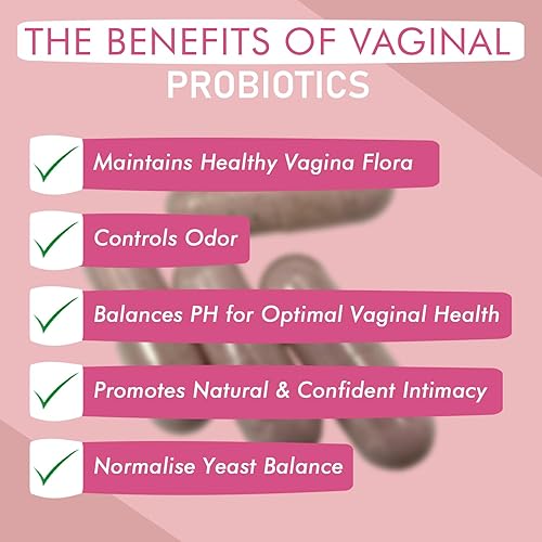 Miniatura 3 de Probióticos vaginales para mujeres, equilibrio de pH, prebióticos de extracto de arándano y mezcla de lactobacillus, suplemento de salud vaginal