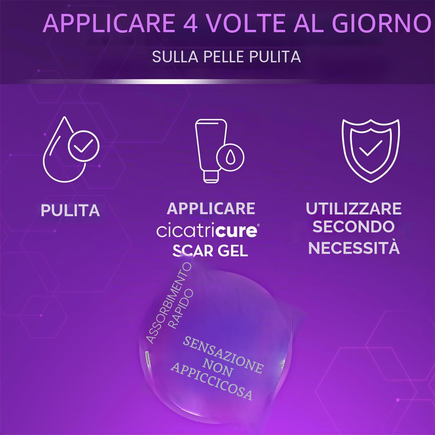 Cicatricure Gel per cicatrici viso e corpo, riduce la comparsa di cicatrici vecchie e nuove, smagliature, chirurgia, lesioni, ustioni e acne, 28,3 g (la confezione può variare)