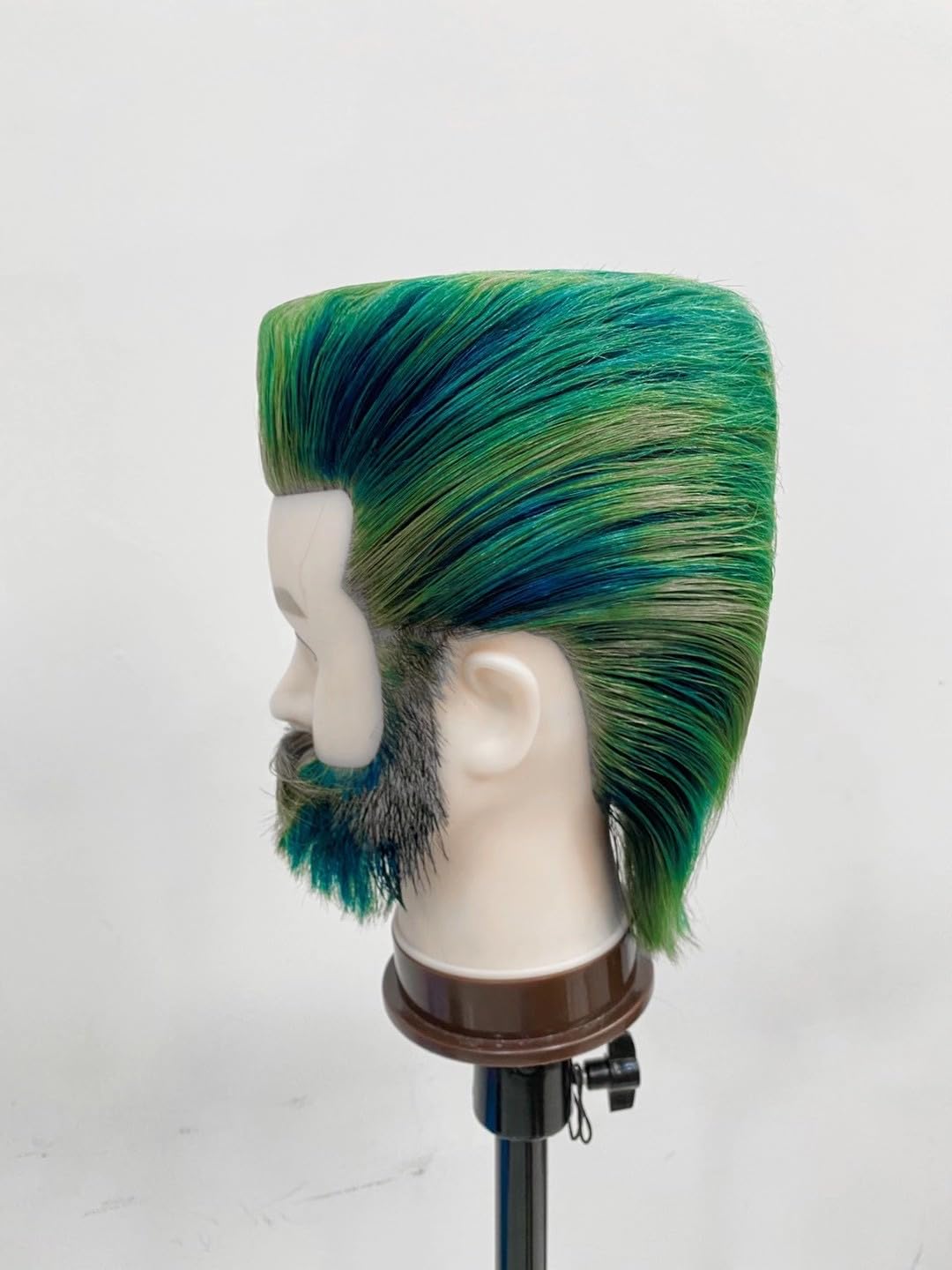Mann Frisierkopf übungskopf Trainingsköpfe 100% Echthaar Haar Hairdressing Cosmetology Mannequin