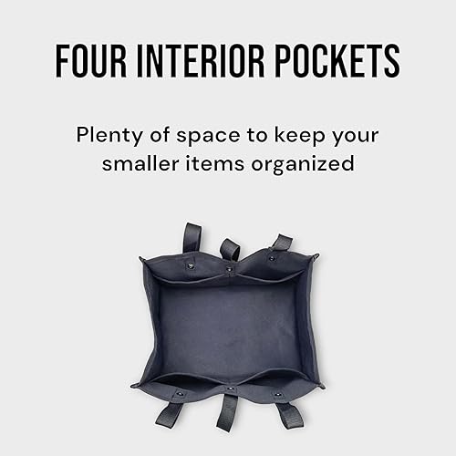 Miniatura 7 de Bolsa de andador premium con ruedas – Bolsa de almacenamiento resistente debajo del asiento con bolsillos – Se adapta a la mayoría de los caminantes
