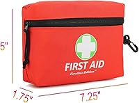 Vista 2 de Mini First Aid Pouch Empty (Bag Only), First Aid Kit prepared at Home, Office, Vehicle, Small First Aid bag, Emergency Kit For Outdoor Adventure