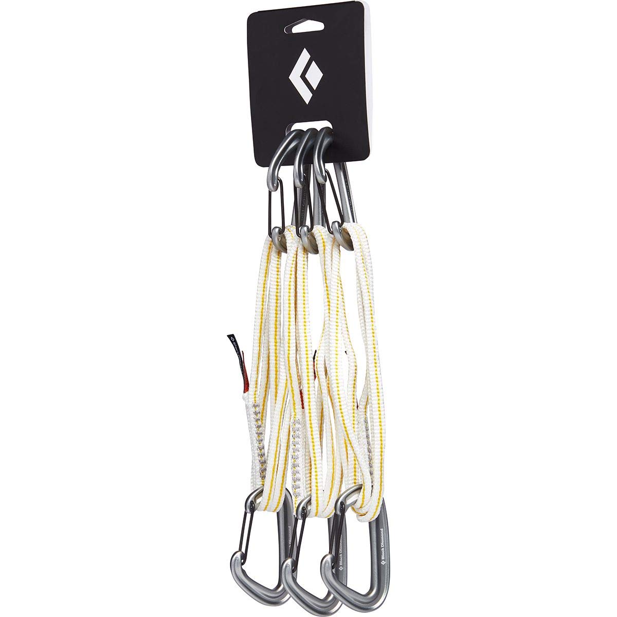 Black Diamond MiniWire Alpine Quickdraw 3 Pack | Ultralight Extendable Draws | Dyneema Sling | Alpine & Trad Climbing