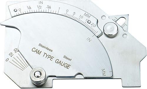 MG-8 Medidor de soldadura Inch & Metric Bridge Cam Test Ulnar Medición Herramientas Inspección para superficies soldadas Juntas