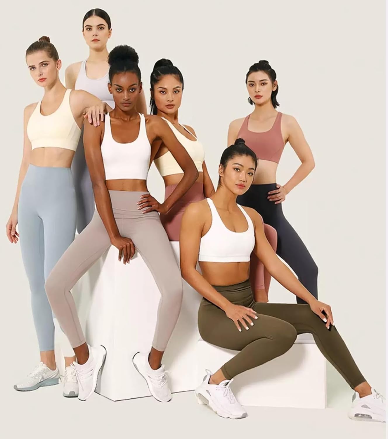 No Front Seam Leggings for Women High Waisted Tummy Control 25" Buttery Soft Gym Workout Yoga Pants - Image 6