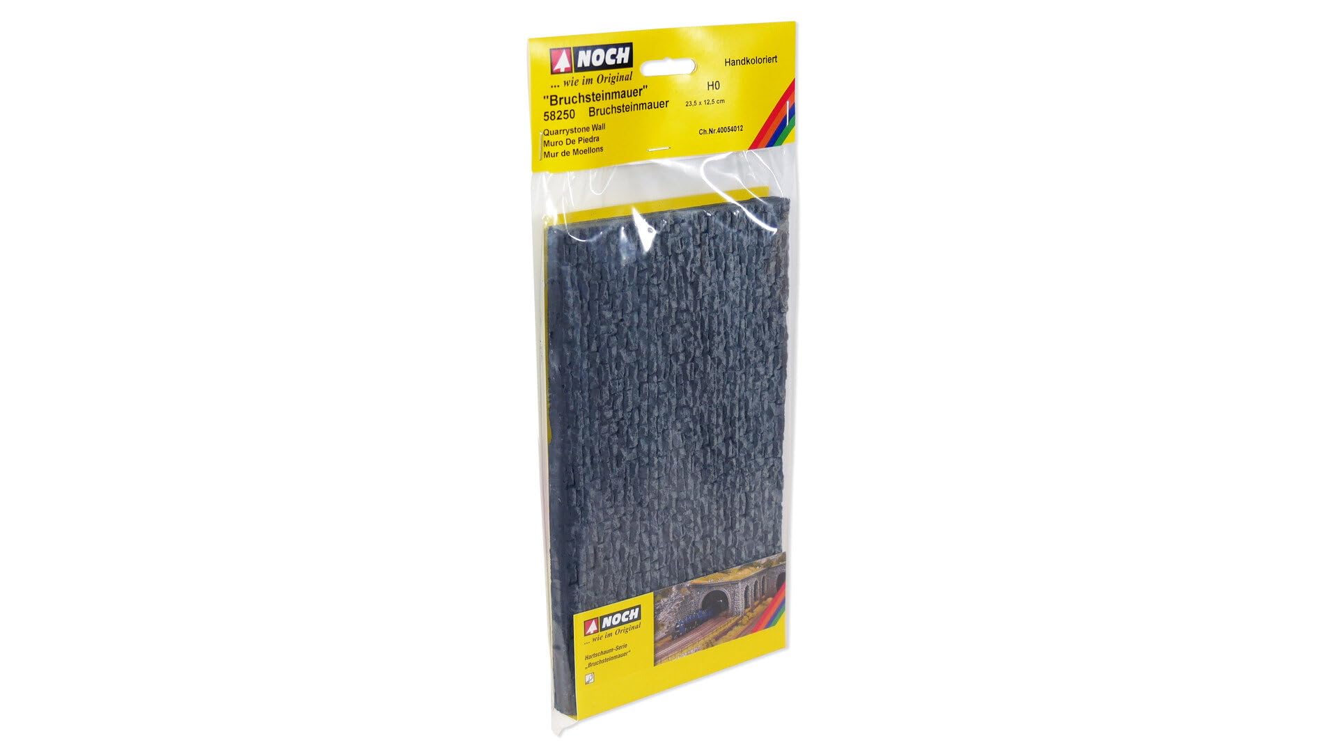 Noch 58250 23.5 x 12.5 cm Quarrystone Wall Landscape Modelling