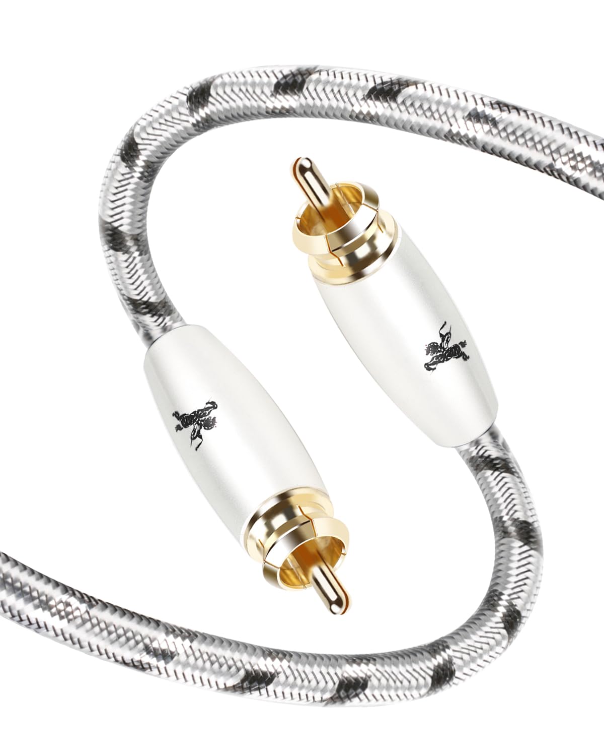 Impeto Cable Coaxial Audio Digital Cable RCA Subwoofer Macho a Macho Audiophile Cable Audio Digital para el hogar, teatro, TV, subwoofer, sistemas Hi-Fi 1m